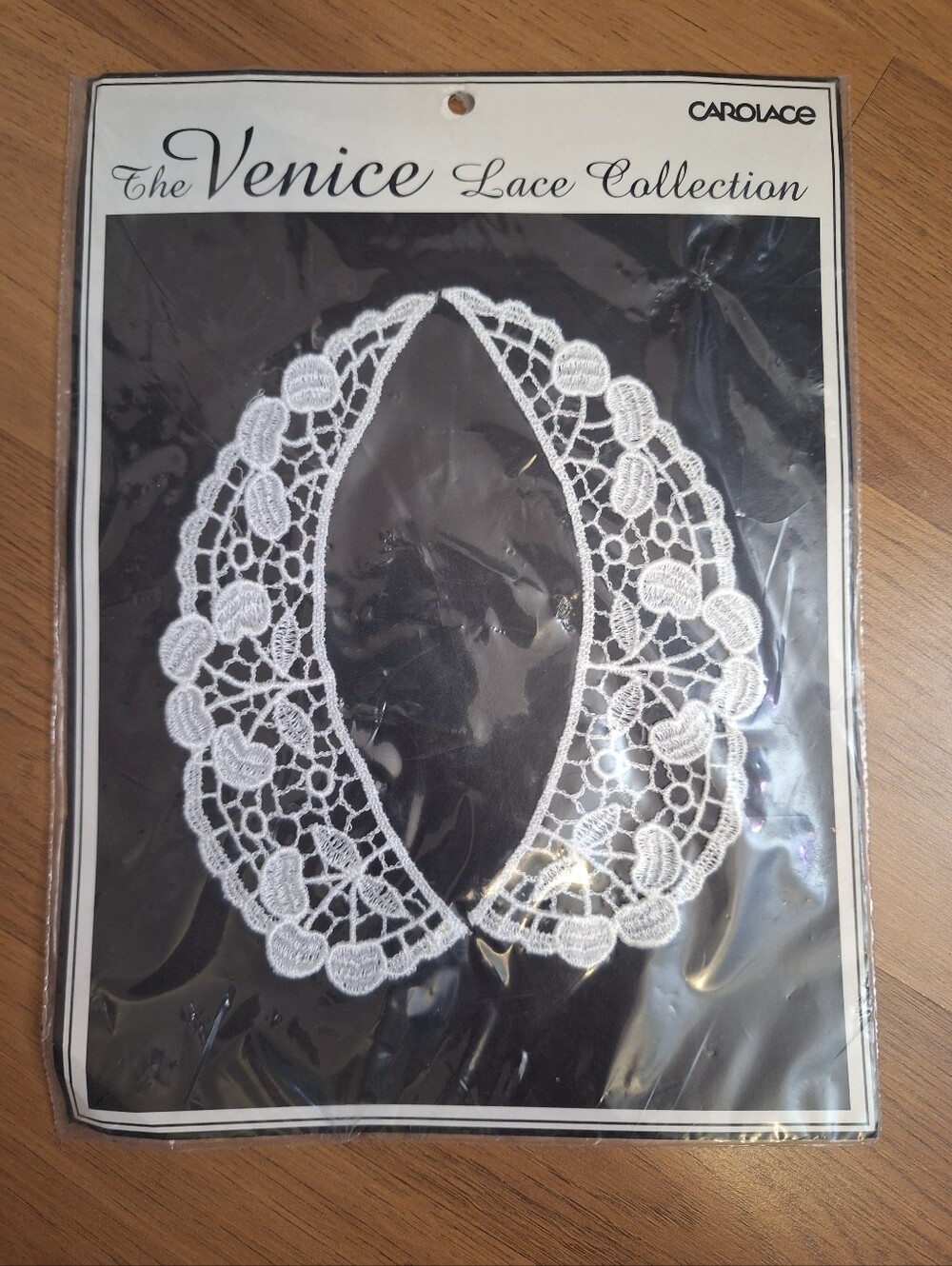 Vintage Cherry Lace Collar Appliqué Yoke. New In Package